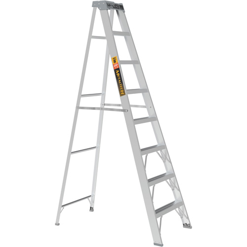 Step Ladder, 8', Aluminum, 225 lbs. Capacity, Type 2 MAS Chibougamau