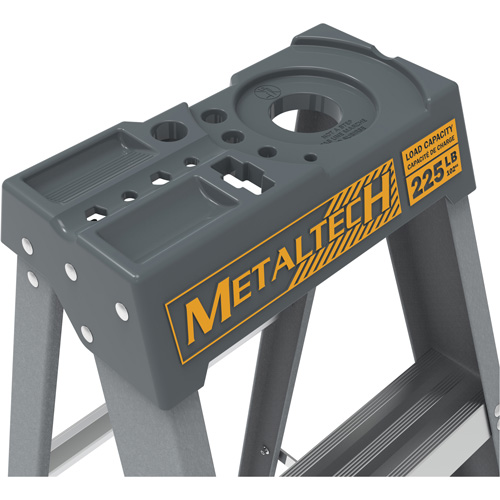 Step Ladder, 6', Fibreglass, 225 lbs. Capacity, Type 2 MAS Chibougamau