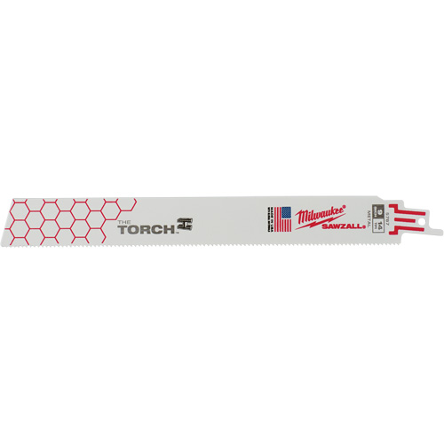 Lames The Torch Sawzall, Bim&eacute;tal, 14 Dents par pouce, 9" lo x 1" la MAS Chibougamau