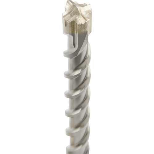 MX4 4-Cutter Rotary Hammer Drill Bit, 3/4", SDS-Plus Shank, Carbide MAS Chibougamau