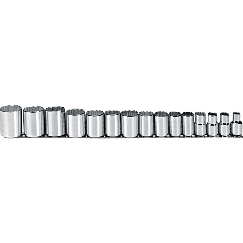 Jeu de douilles, 15 Mcx, Prise de 1/2" MAS Chibougamau