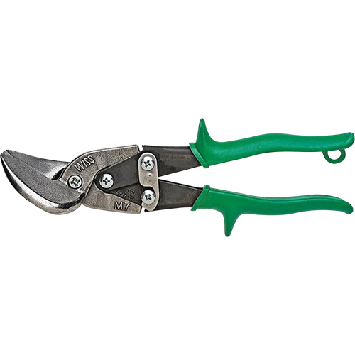 Metalmaster&reg; Offset Snips, 1-1/4" Cut Length, Straight/Right Cut MAS Chibougamau