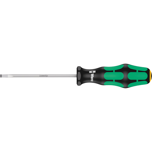 Tournevis &agrave; fente, Tige de 4 mm, Ronde, 7-25/32" lo, Prise en Plastique MAS Chibougamau