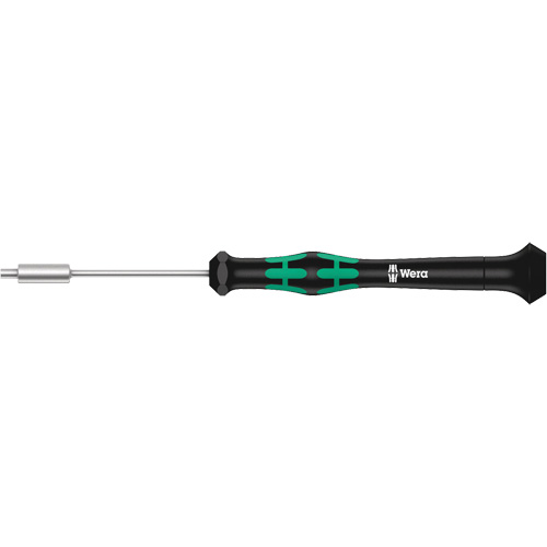Micro-tournevis pour embouts, 2,0 mm prise, 6-3/16" lo, Non magn&eacute;tique MAS Chibougamau