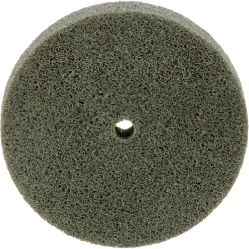 Meule homog&egrave;ne &agrave; faible densit&eacute; de s&eacute;rie 500 Standard Abrasives, 3" x 1/2", Arbre de 1/4", Grain de Moyen, Oxyde d'aluminium MAS Chibougamau