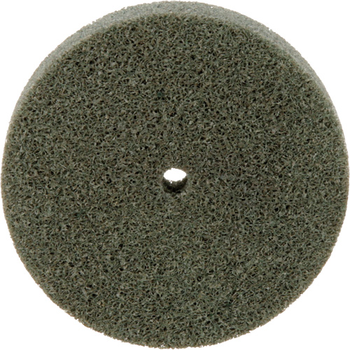 Meule homog&egrave;ne &agrave; faible densit&eacute; de s&eacute;rie 500 Standard Abrasives, 3" x 1/2", Arbre de 1/4", Grain de Moyen, Oxyde d'aluminium MAS Chibougamau