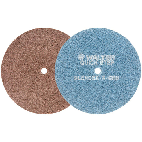QUICK-STEP BLENDEX Surface Conditioning Disc, 7" Dia., Extra Coarse Grit, Aluminum Oxide MAS Chibougamau