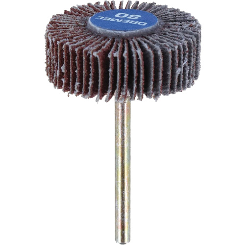 M&egrave;che de ponçage &agrave; roue &agrave; lamelles 3/8" - grain 80 MAS Chibougamau