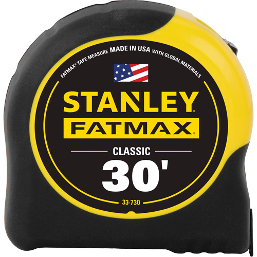 FatMax&reg; Classic Tape Measure, 1-1/4" x 30', Imperial Graduations MAS Chibougamau