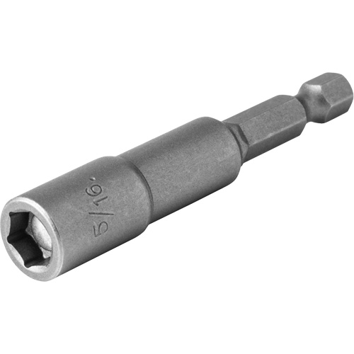 Nut Driver, 5/16" Tip, 1/4" Drive, 2-9/16" L, Magnetic MAS Chibougamau