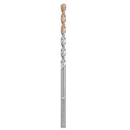 4-Flute Hammer Drill Bit, 1/4", 3-Flat Shank, Carbide MAS Chibougamau