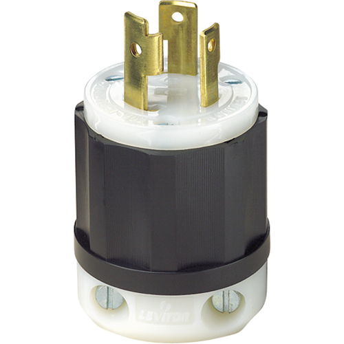 Dispositif verrouillable de qualit&eacute; industrielle, Nylon, 30 A, 125 V, L5-30P MAS Chibougamau