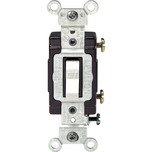Commercial Grade Single Pole Toggle Switch MAS Chibougamau