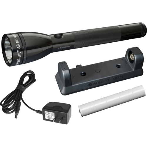 ML125 Flashlight, LED, 186 Lumens, Rechargeable Batteries MAS Chibougamau