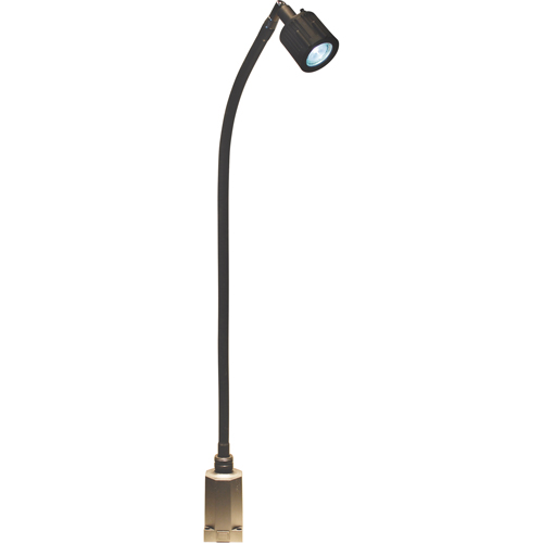 Lampe &agrave; col-de-cygne &agrave; flux &eacute;lev&eacute; de la s&eacute;rie LS, 5 W, DEL, Col 27", Noir MAS Chibougamau