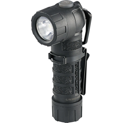 PolyTac&reg; 90 X Right Angle Flashlight, LED, CR123A Batteries, Polymer MAS Chibougamau