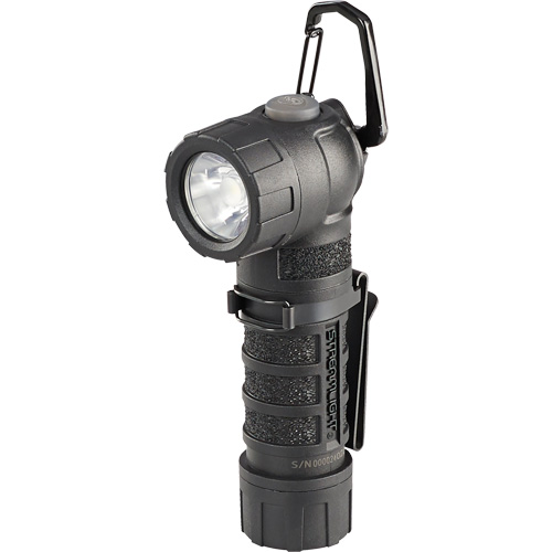PolyTac&reg; 90 X Right Angle Flashlight, LED, CR123A Batteries, Polymer MAS Chibougamau