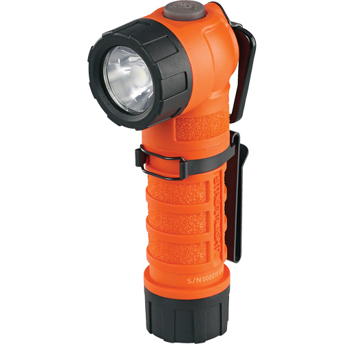 PolyTac&reg; 90 X Right Angle Flashlight, LED, CR123A Batteries, Polymer MAS Chibougamau
