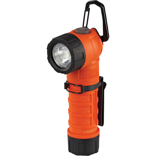 PolyTac&reg; 90 X Right Angle Flashlight, LED, CR123A Batteries, Polymer MAS Chibougamau