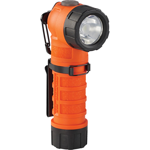PolyTac&reg; 90 X Right Angle Flashlight, LED, CR123A Batteries, Polymer MAS Chibougamau
