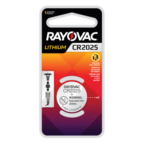 CR2025 Lithium Coin Cell Battery, 3 V MAS Chibougamau