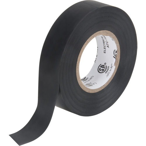 Ruban isolant, 19 mm (3/4") x 18 m (60'), Noir, 7 mils MAS Chibougamau