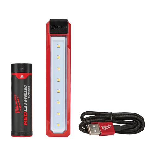 USB Rover Pocket Flood Light, LED, 445 Lumens, 2 Hrs. Run Time, Rechargeable Battery, Plastic MAS Chibougamau