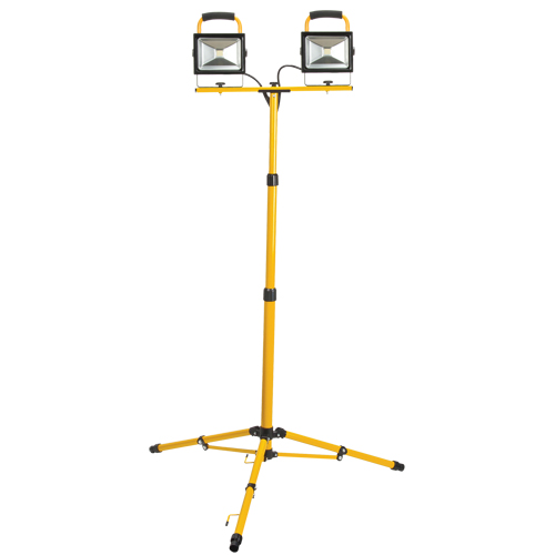 Twin-Head Work Light, LED, 40 W, 4800 Lumens, Aluminum Housing MAS Chibougamau