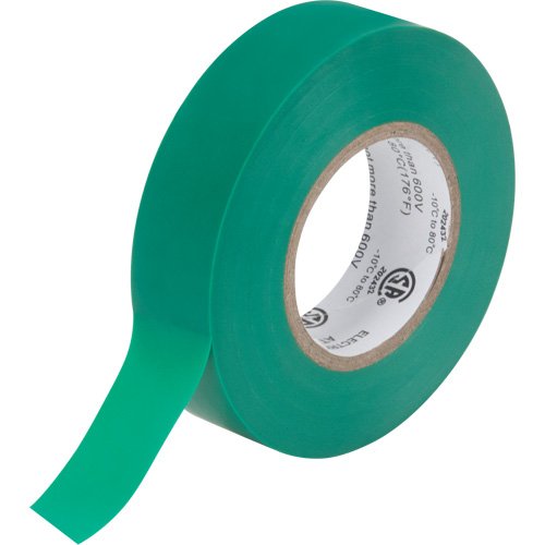 Ruban isolant, 19 mm (3/4") x 18 m (60'), Vert, 7 mils MAS Chibougamau