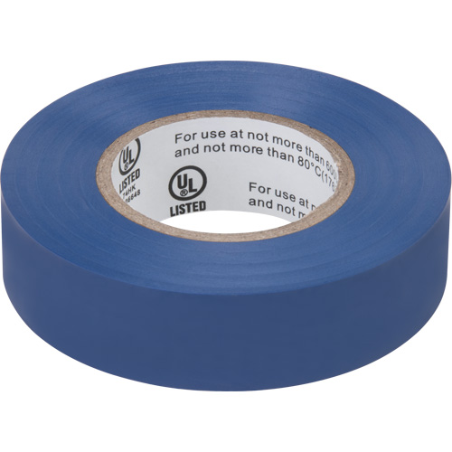 Electrical Tape, 19 mm (3/4") x 18 M (60'), Blue, 7 mils MAS Chibougamau
