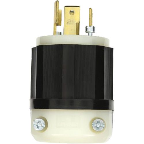 Fiche verrouillable de calibre industriel, Nylon, 30 A, 347 V/600 V, L20-30P MAS Chibougamau