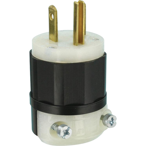 Hospital Grade Extension Plug, Nylon, 20 Amps, 125 V MAS Chibougamau