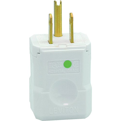 Prise de rallonge de qualit&eacute; hospitali&egrave;re, Nylon, 15 A, 125 V MAS Chibougamau
