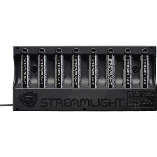 8-Unit USB Battery Charger & Batteries MAS Chibougamau