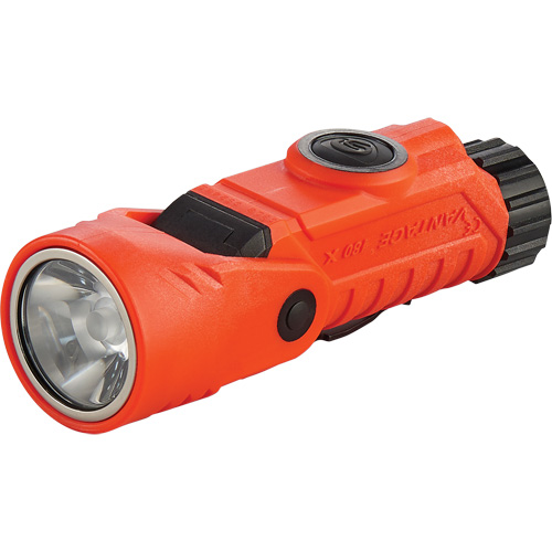 Vantage&reg; 180 X Multi-Fuel Helmet/Right Angle Flashlight, LED, Rechargeable/CR123A Batteries, Nylon Polymer MAS Chibougamau