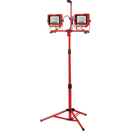Twin Work Light with Tripod, LED, 40 W, 6000 Lumens, Aluminum Housing MAS Chibougamau