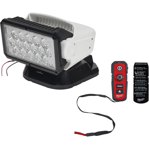 Projecteur orientable polyvalent &agrave; t&eacute;l&eacute;commande, DEL, 4250 lumens MAS Chibougamau