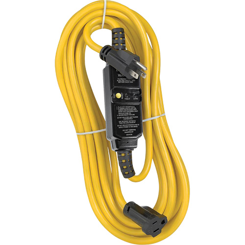 Ensemble de cordon DDFT &agrave; r&eacute;initialisation automatique, 120 V, 15 A, Cordon de 25' MAS Chibougamau