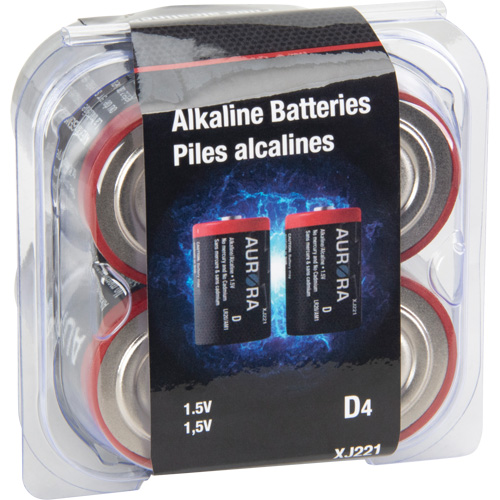 Piles alcalines industrielles, D, 1,5 V MAS Chibougamau