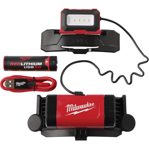Lampe frontale USB Redlithium Bolt, DEL, 600 lumens, 4 hres de fonctionnement, piles Rechargeable MAS Chibougamau
