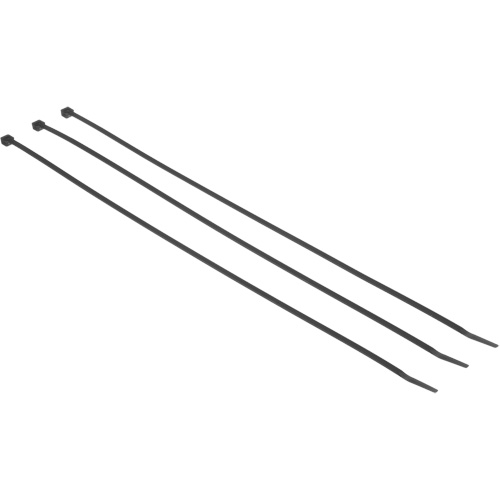Attache de c&acirc;ble &agrave; ardillon, Longueur 7-3/10", R&eacute;sistance &agrave; la traction 50 lb, Noir MAS Chibougamau
