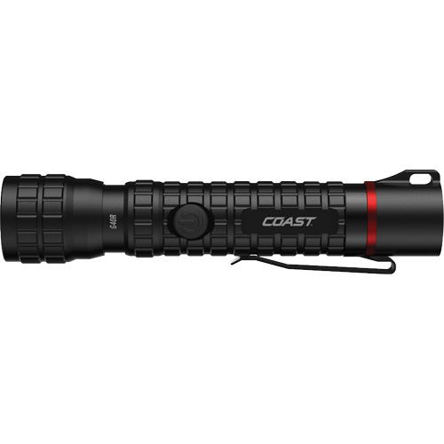 Lampe de poche &eacute;tanche G40R avec mise au point par rotation, DEL, 650 lumens, Piles Rechargeable MAS Chibougamau