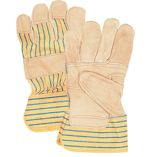 Fitters Patch Palm Gloves, X-Large, Grain Cowhide Palm, Cotton Inner Lining MAS Chibougamau