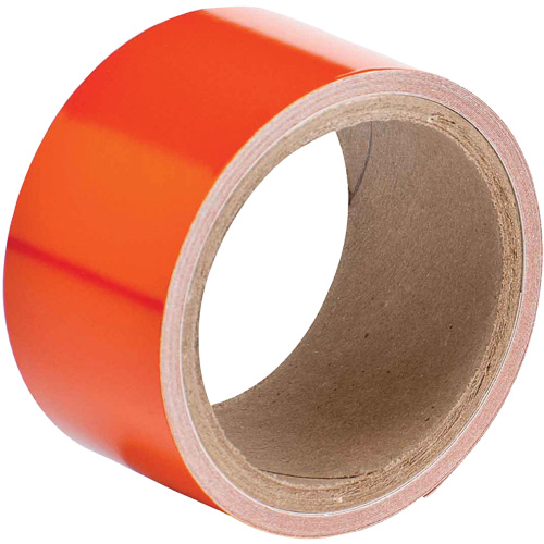 Reflective Marking Tape, 2" x 15', Acrylic, Orange MAS Chibougamau