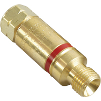 Flashback Arrestors - Oxy/Fuel Gas, Fuel Gas (red)/Oxygen (green), Regulator Adaptor Style MAS Chibougamau