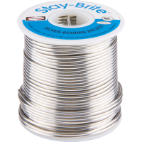 Stay-Brite&reg; Solders, Lead-Free, 96% Tin 4% Silver, Solid Core, 0.0625" Dia. MAS Chibougamau
