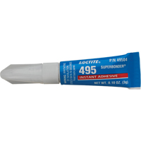 Adh&eacute;sif instantan&eacute; Super Bonder 495, Transparent, Tube, 3 g MAS Chibougamau