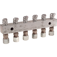 Bloc de boutisse long de 2-3/4", Filetage de 1/8" MAS Chibougamau