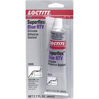 Superflex RTV Silicone Adhesive Sealant, Tube, Blue MAS Chibougamau