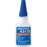 Adh&eacute;sif instantan&eacute;  431 pour toute surface, Transparent, Bouteille, 20 g MAS Chibougamau